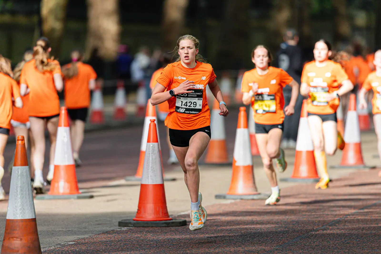 Brentwood Beagles athletes at the Mini London Marathon, London, 25 April 2026