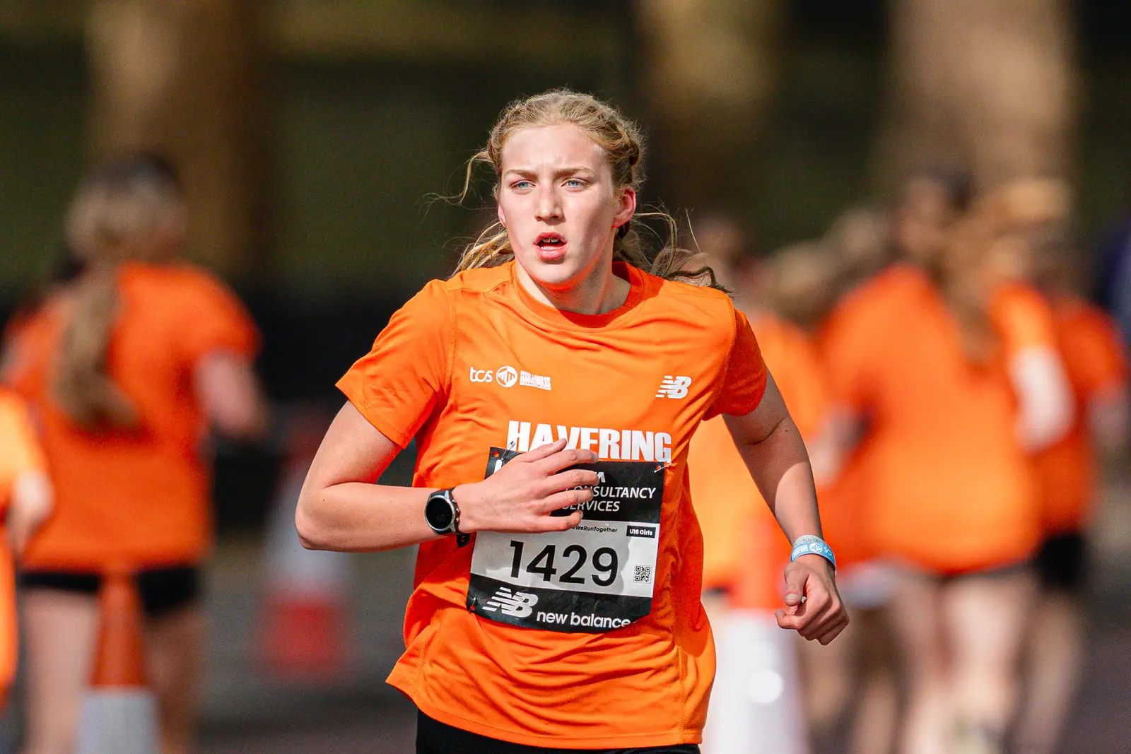 Brentwood Beagles athletes at the Mini London Marathon, London, 25 April 2026