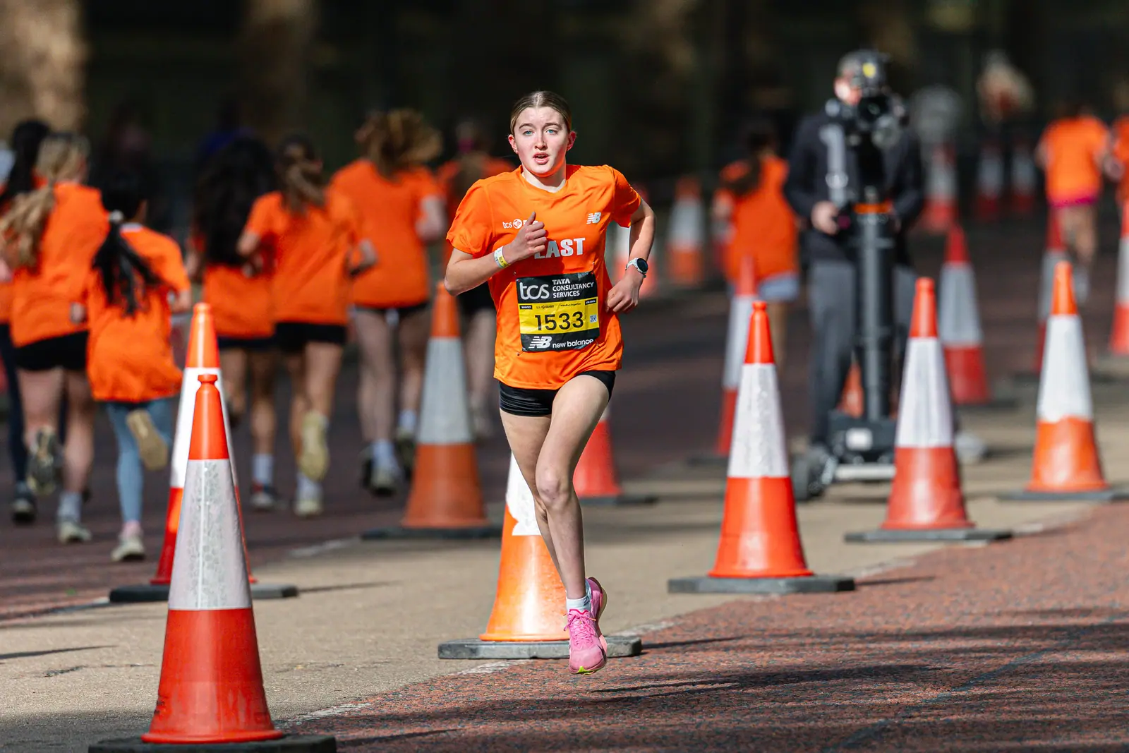 Brentwood Beagles athletes at the Mini London Marathon, London, 25 April 2026