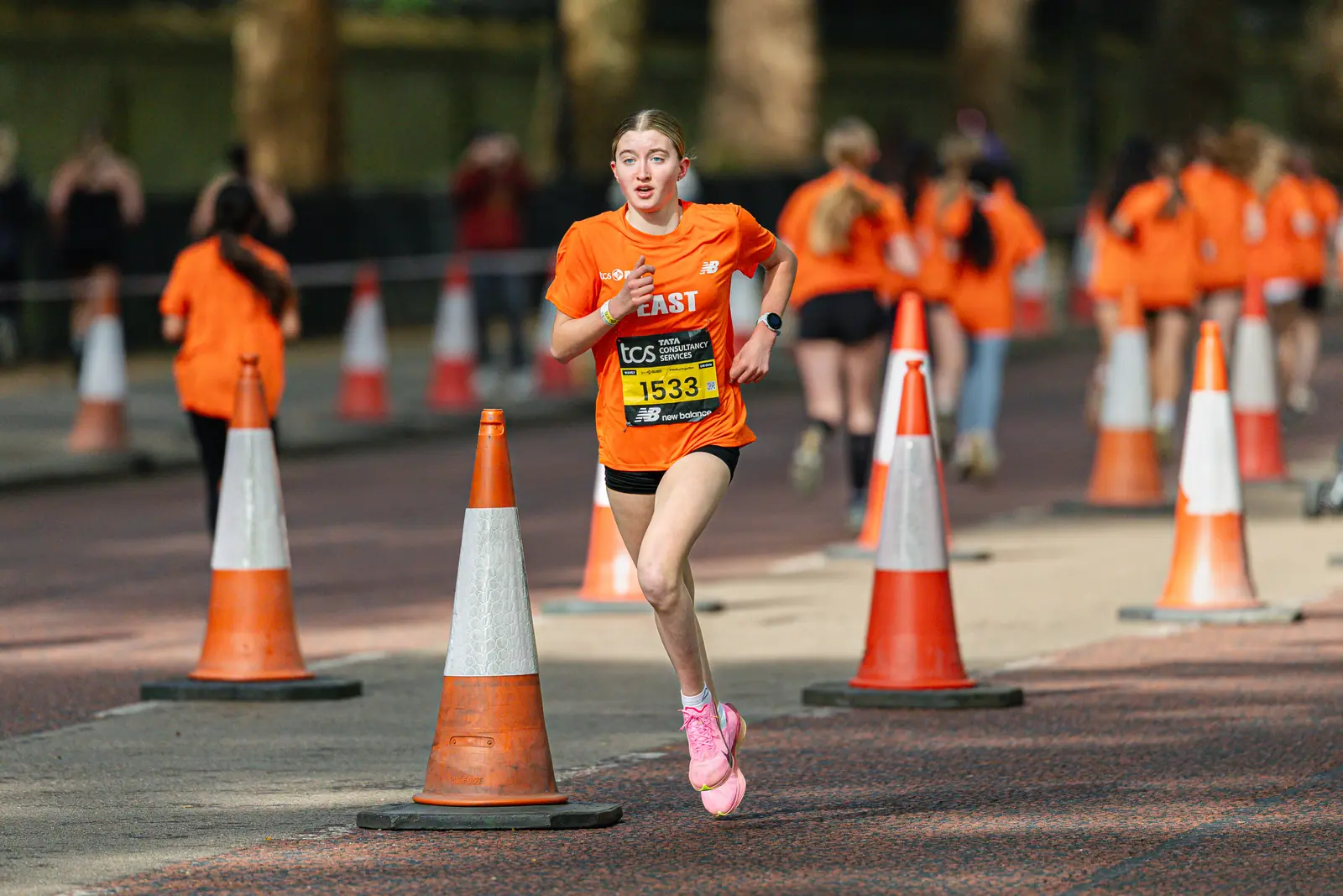 Brentwood Beagles athletes at the Mini London Marathon, London, 25 April 2026
