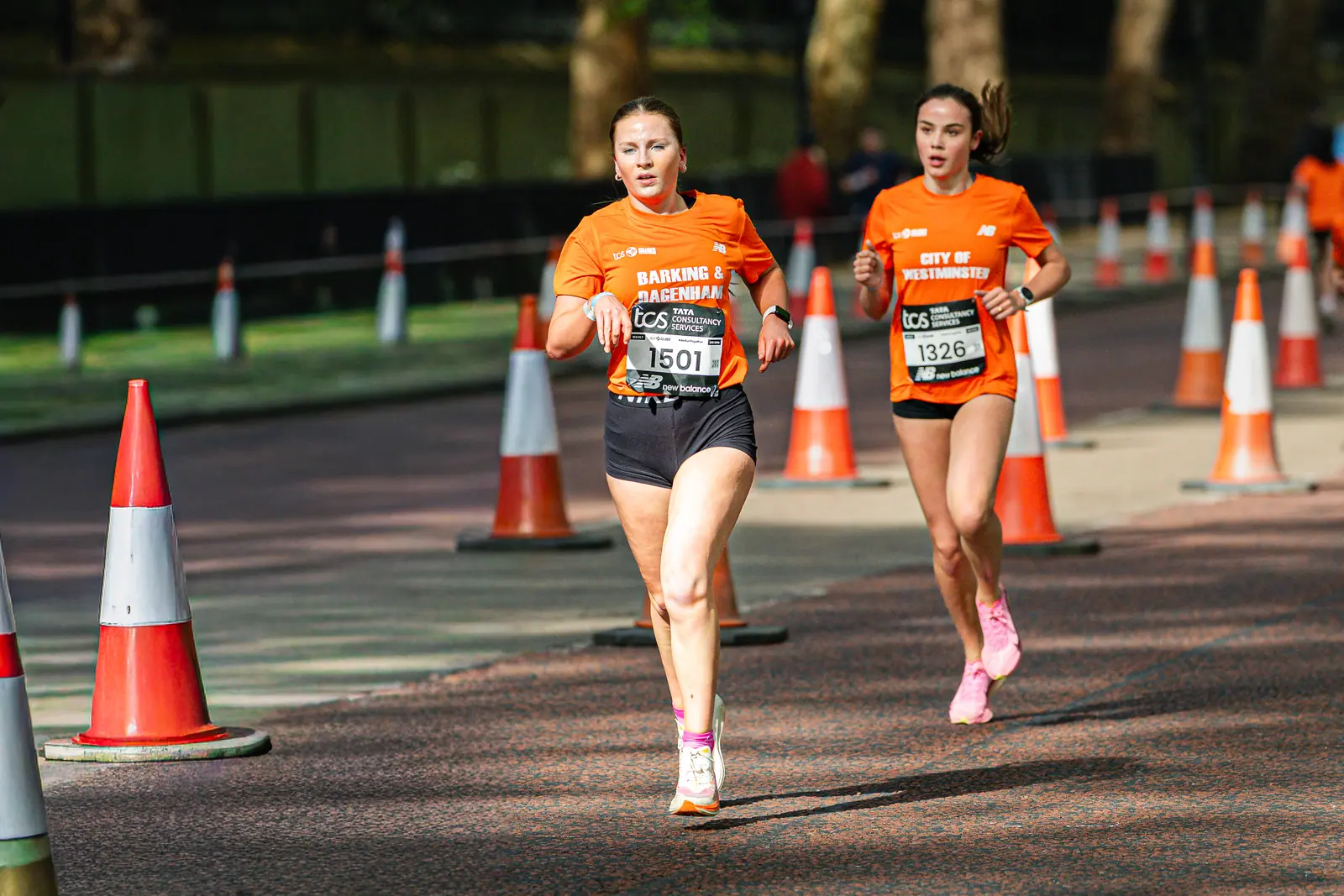 Brentwood Beagles athletes at the Mini London Marathon, London, 25 April 2026