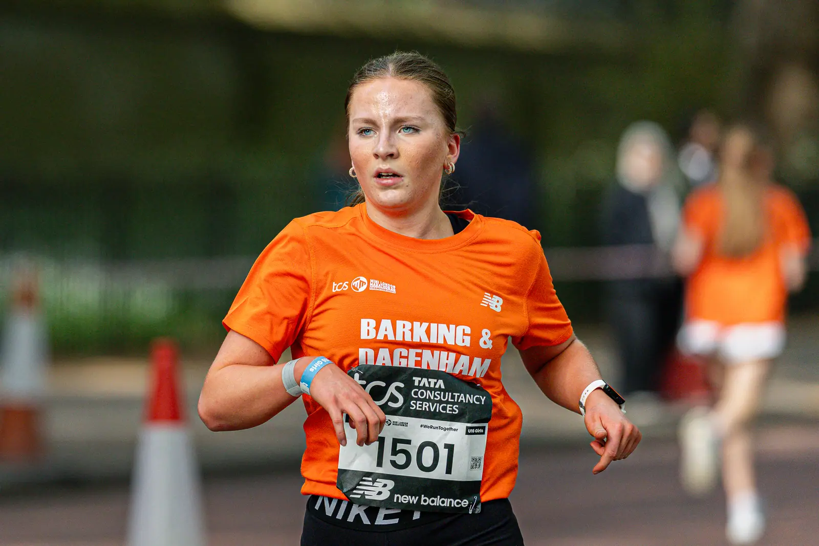Brentwood Beagles athletes at the Mini London Marathon, London, 25 April 2026