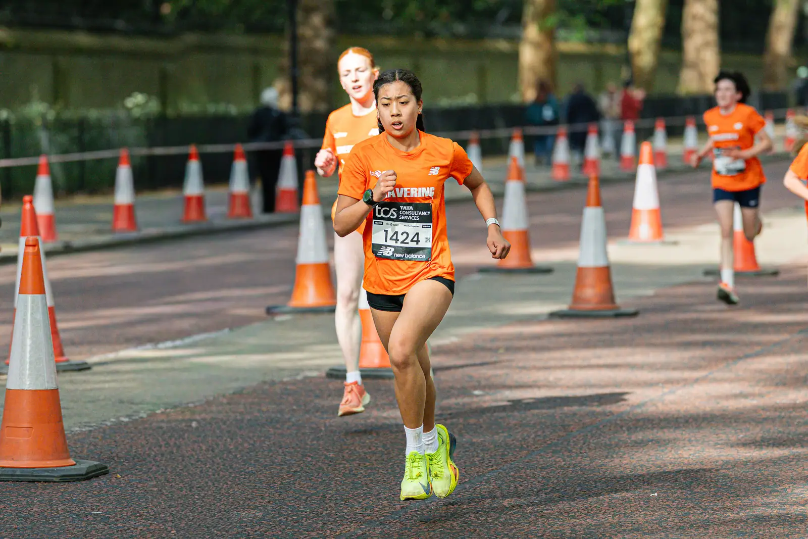 Brentwood Beagles athletes at the Mini London Marathon, London, 25 April 2026