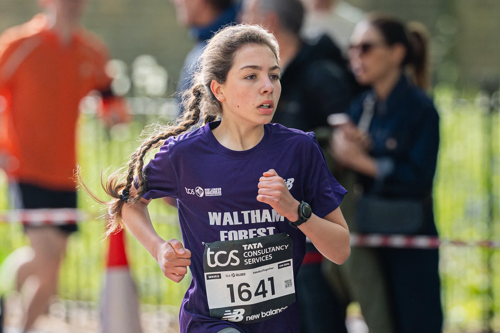 Brentwood Beagles athletes at the Mini London Marathon, London, 25 April 2026