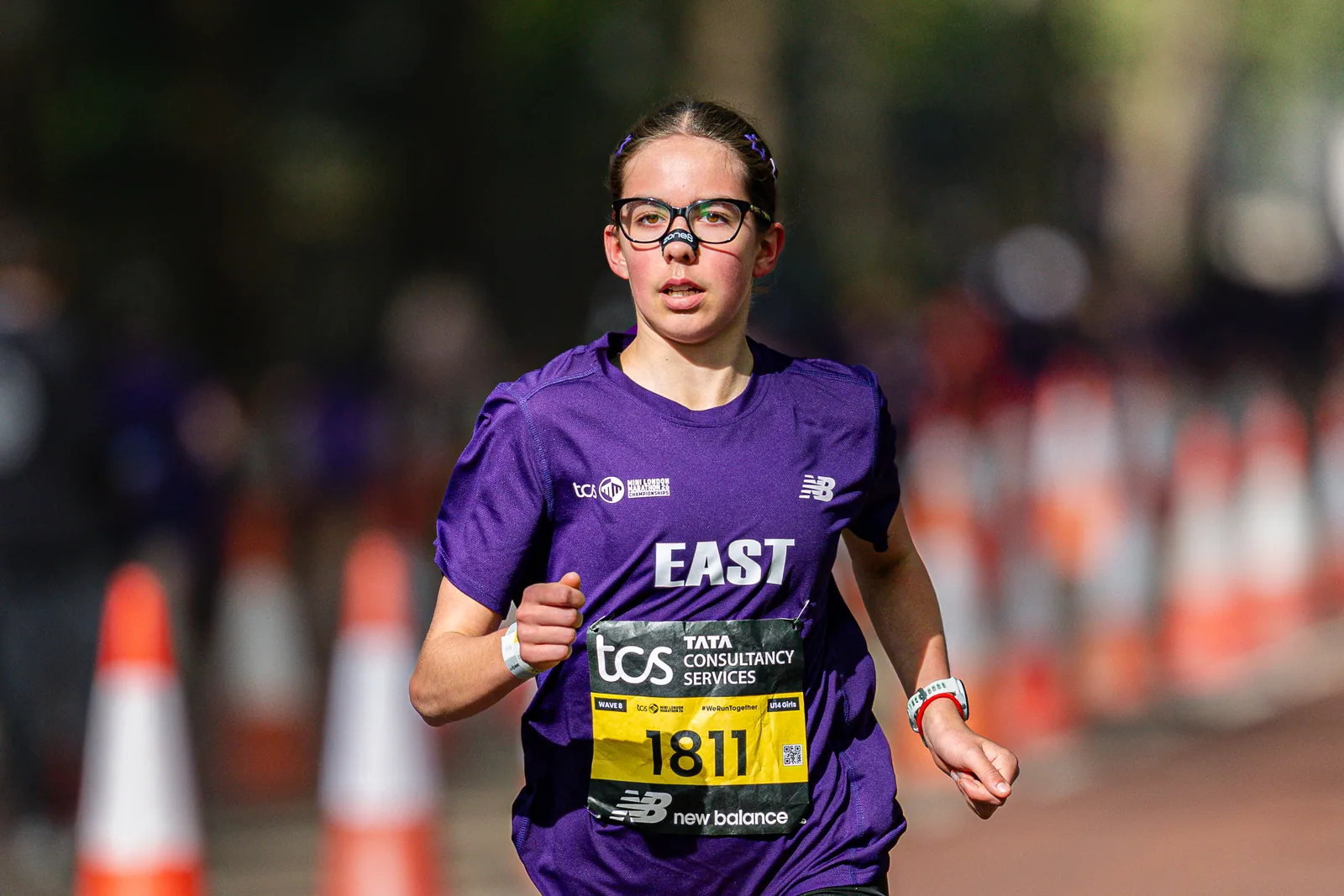 Brentwood Beagles athletes at the Mini London Marathon, London, 25 April 2026