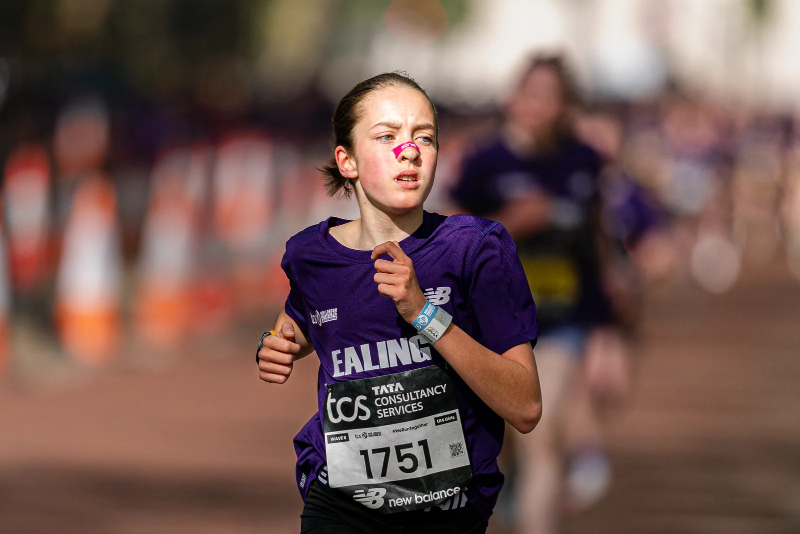 Brentwood Beagles athletes at the Mini London Marathon, London, 25 April 2026