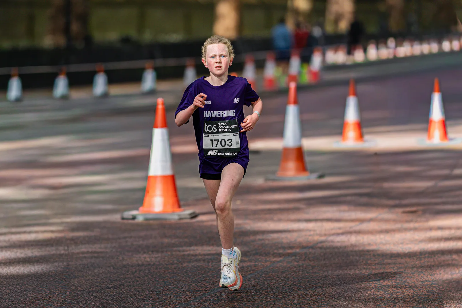 Brentwood Beagles athletes at the Mini London Marathon, London, 25 April 2026