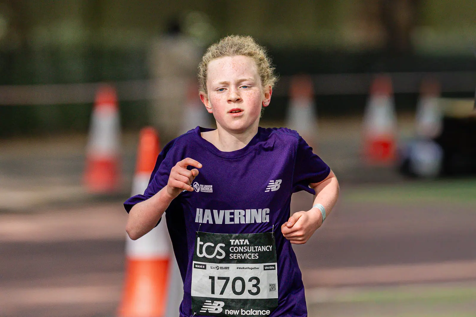 Brentwood Beagles athletes at the Mini London Marathon, London, 25 April 2026