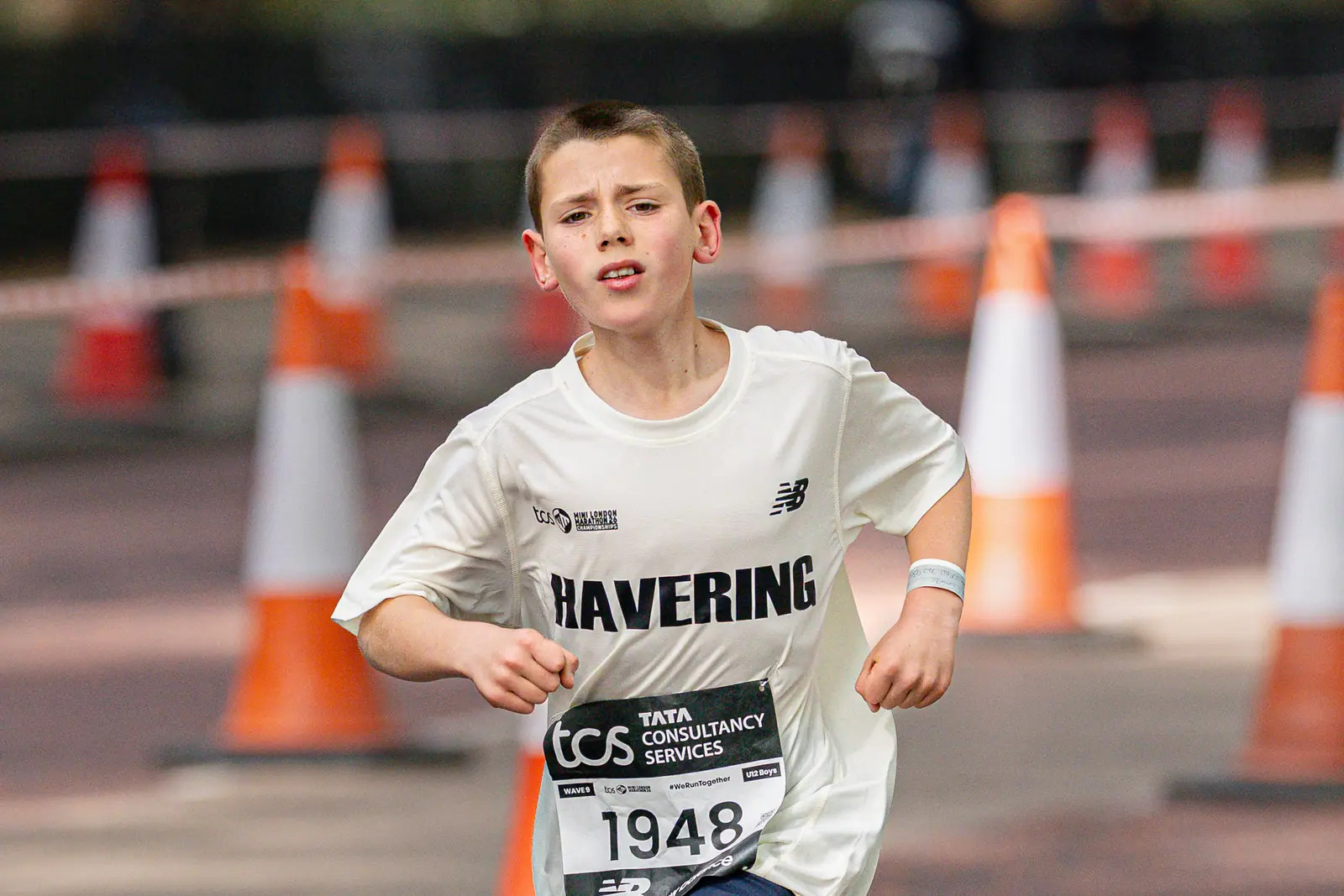 Brentwood Beagles athletes at the Mini London Marathon, London, 25 April 2026