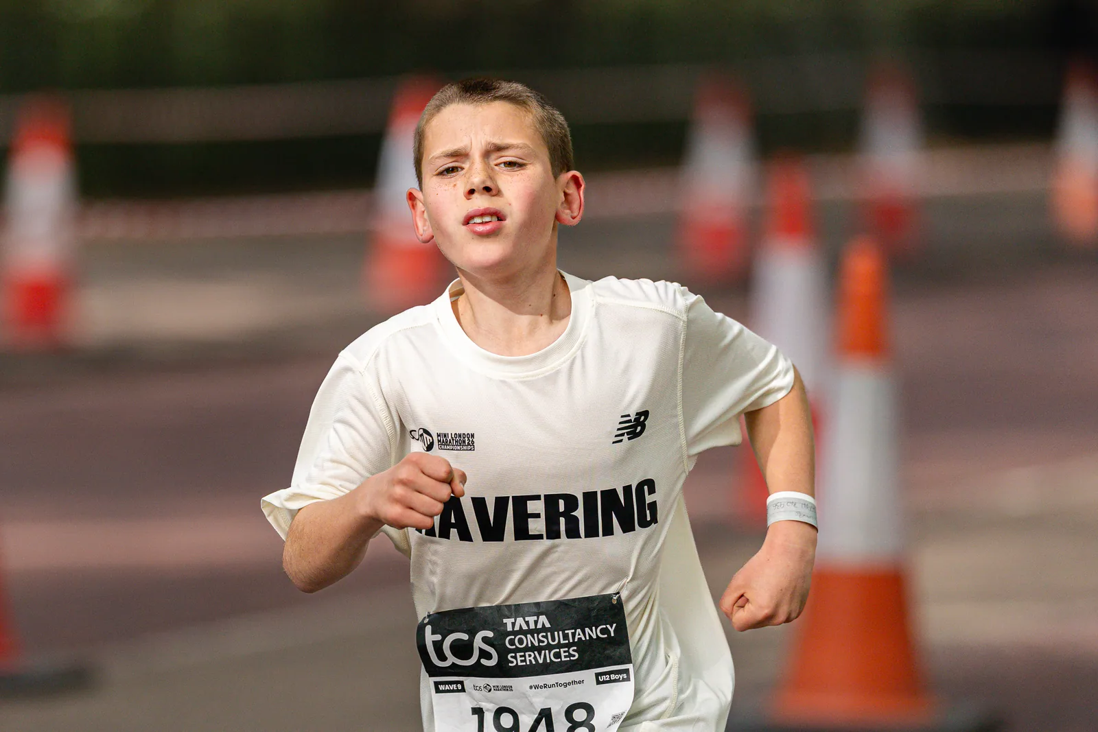 Brentwood Beagles athletes at the Mini London Marathon, London, 25 April 2026