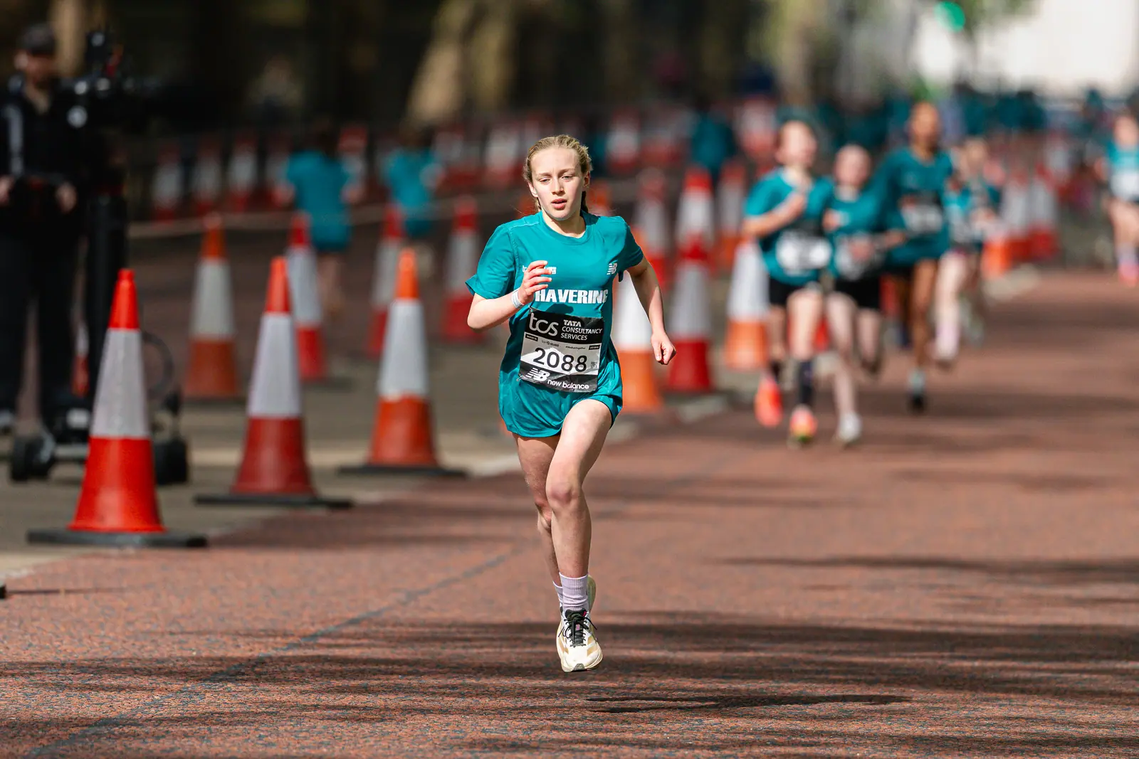 Brentwood Beagles athletes at the Mini London Marathon, London, 25 April 2026