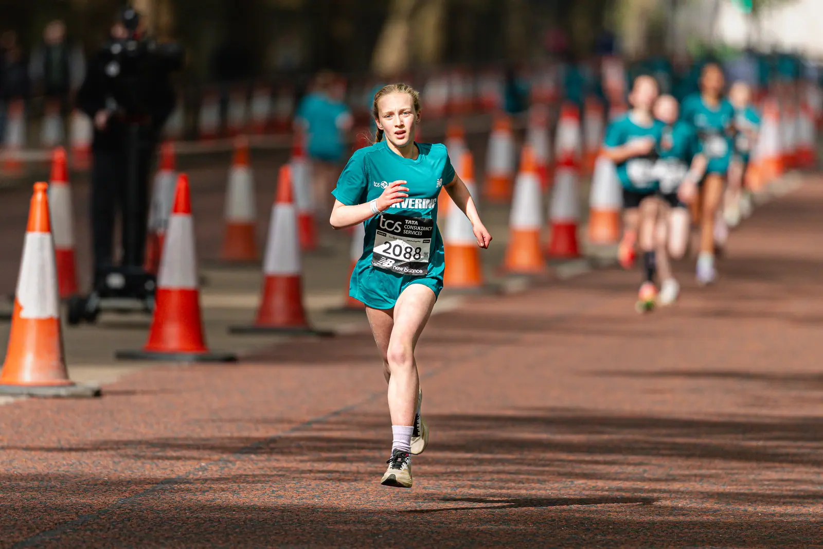 Brentwood Beagles athletes at the Mini London Marathon, London, 25 April 2026