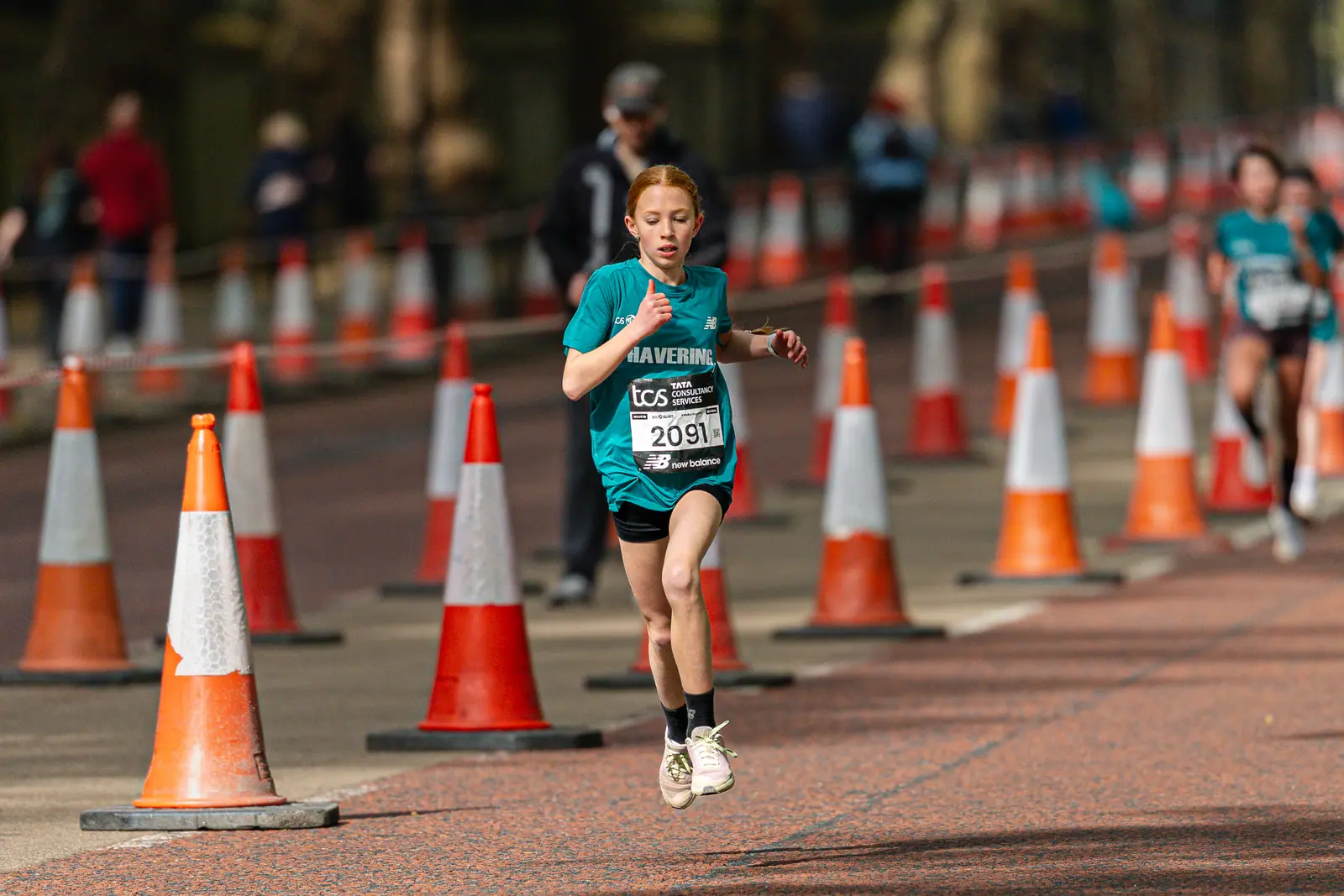 Brentwood Beagles athletes at the Mini London Marathon, London, 25 April 2026