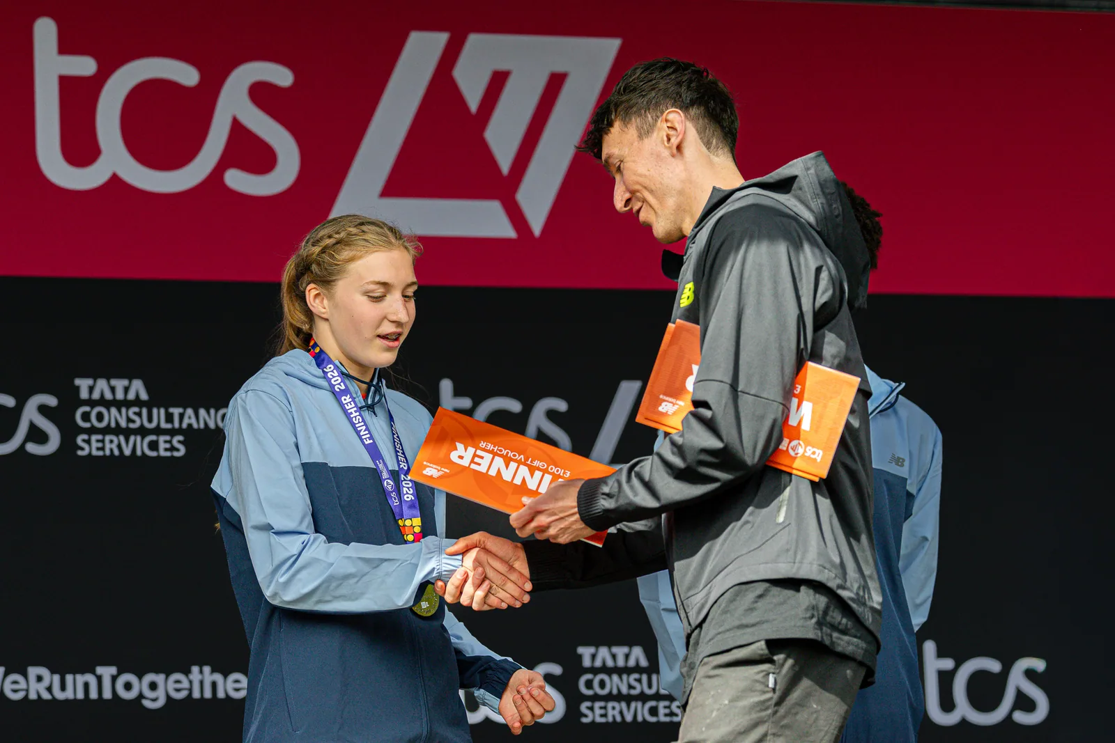 Brentwood Beagles athletes at the Mini London Marathon, London, 25 April 2026