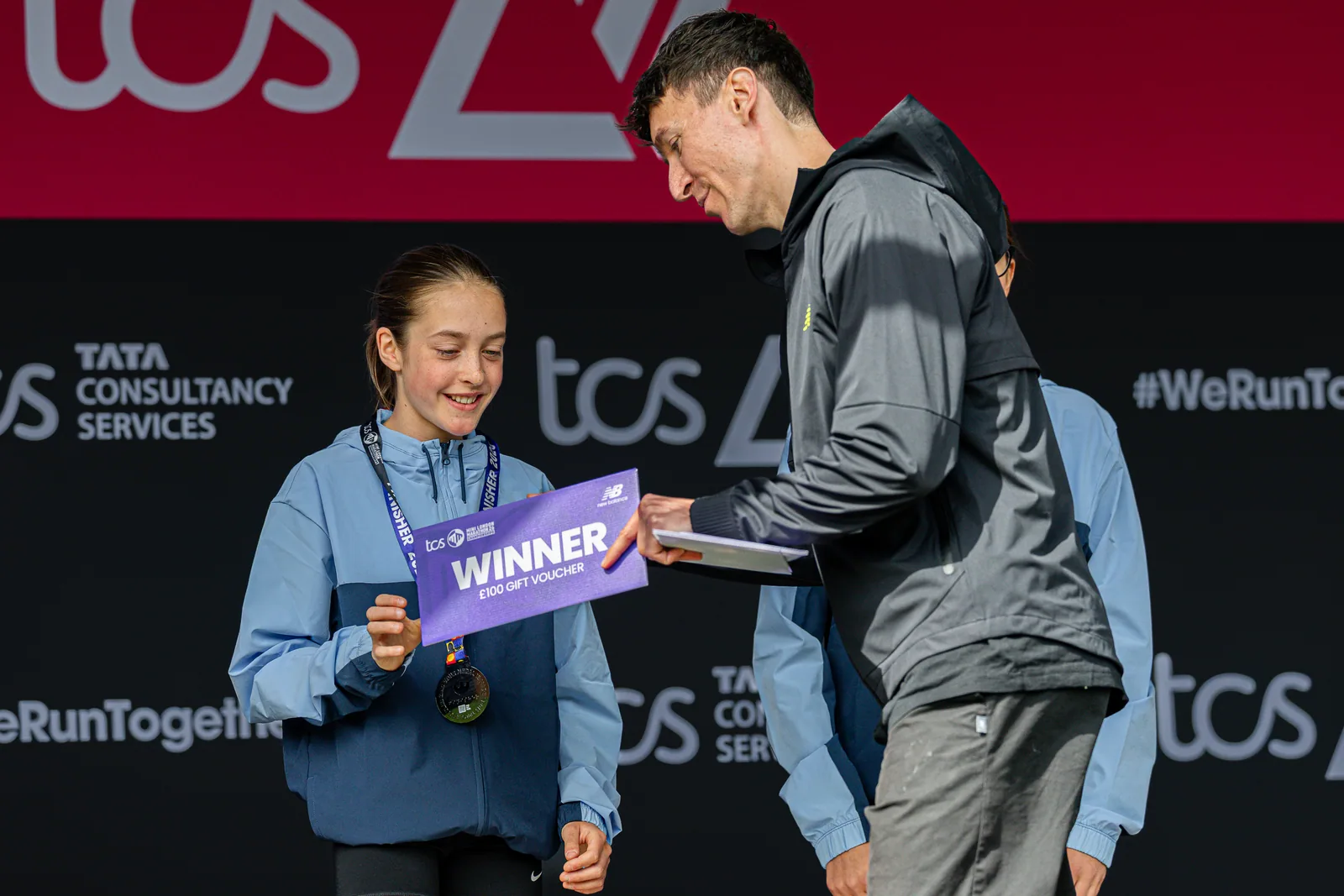 Brentwood Beagles athletes at the Mini London Marathon, London, 25 April 2026