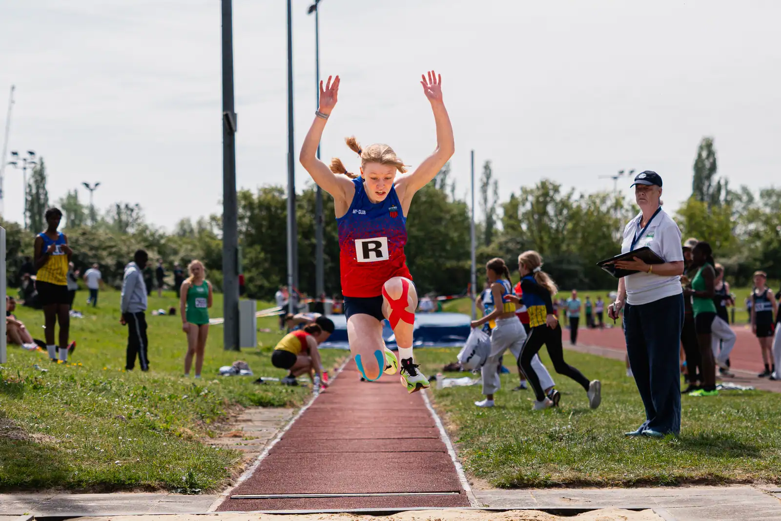 Brentwood Beagles athletes at the Eastern Young Athletes League (EYAL) - Match 1, Basildon, 26 April 2026