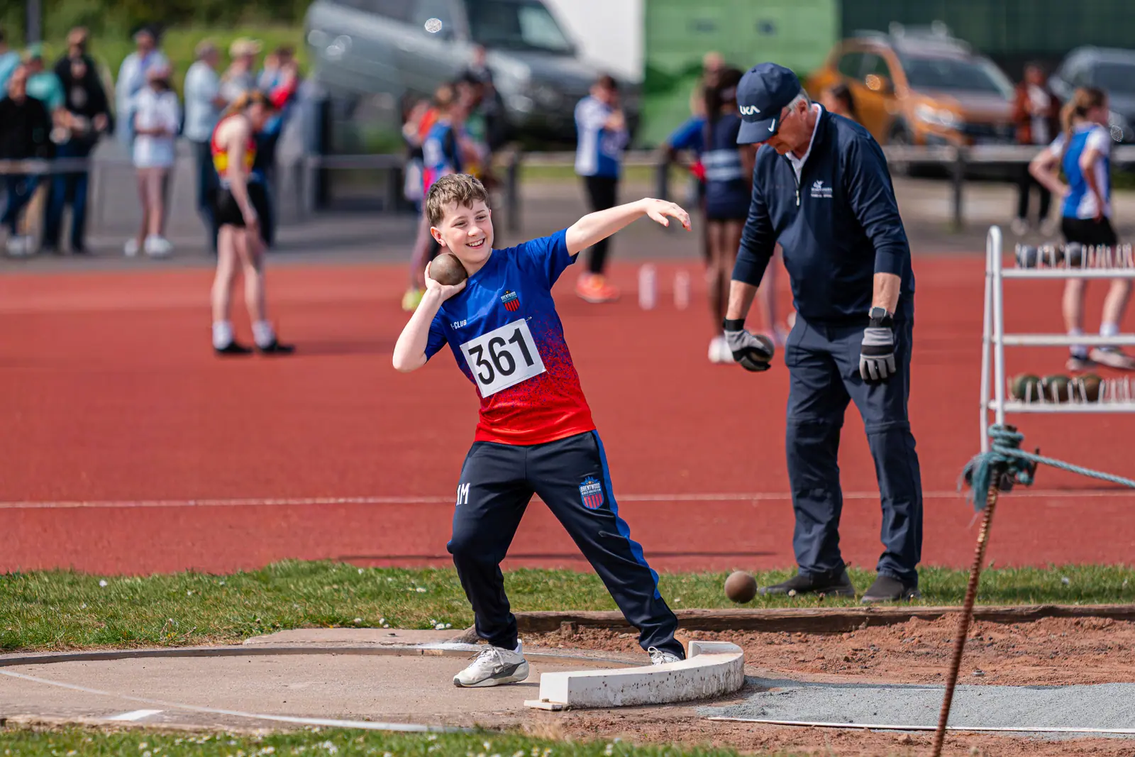 Brentwood Beagles athletes at the Eastern Young Athletes League (EYAL) - Match 1, Basildon, 26 April 2026
