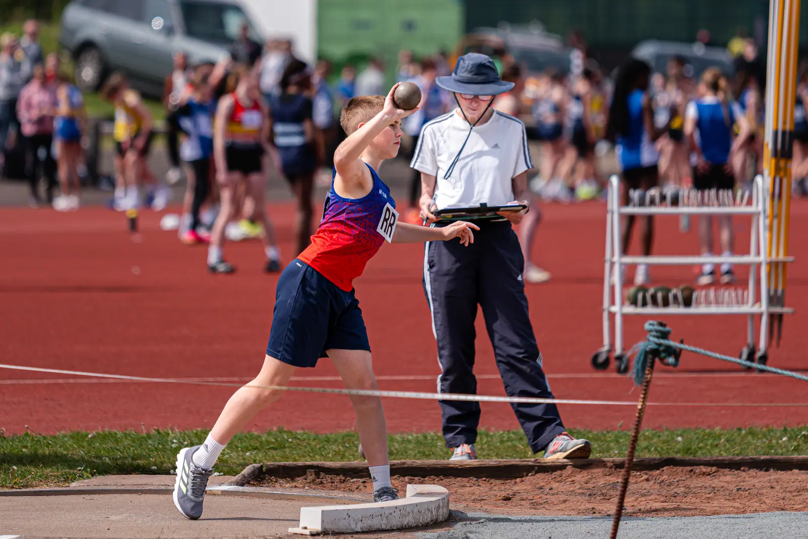 Brentwood Beagles athletes at the Eastern Young Athletes League (EYAL) - Match 1, Basildon, 26 April 2026