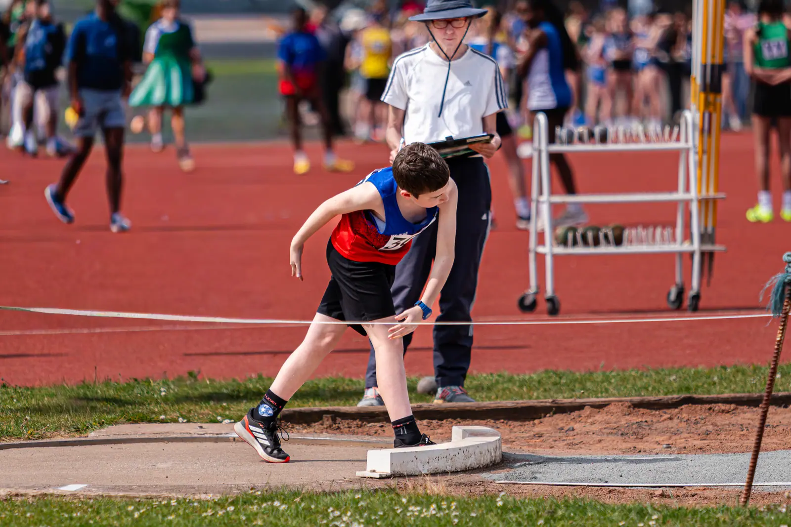 Brentwood Beagles athletes at the Eastern Young Athletes League (EYAL) - Match 1, Basildon, 26 April 2026