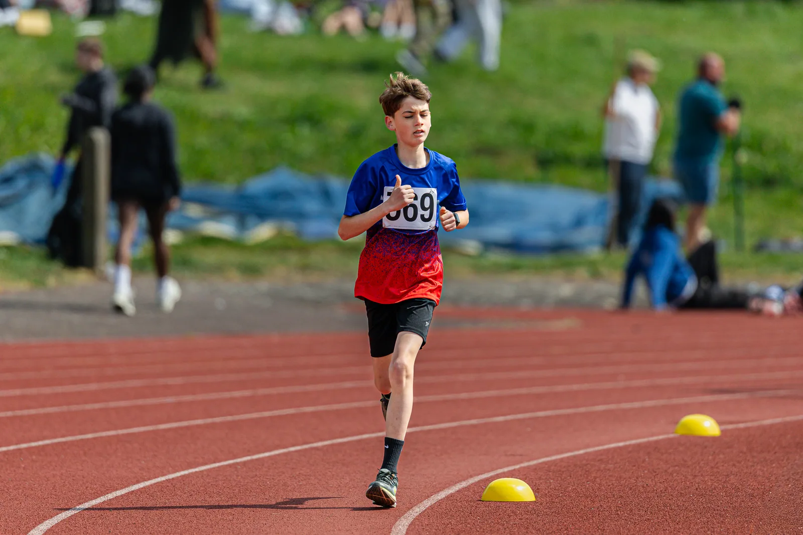 Brentwood Beagles athletes at the Eastern Young Athletes League (EYAL) - Match 1, Basildon, 26 April 2026