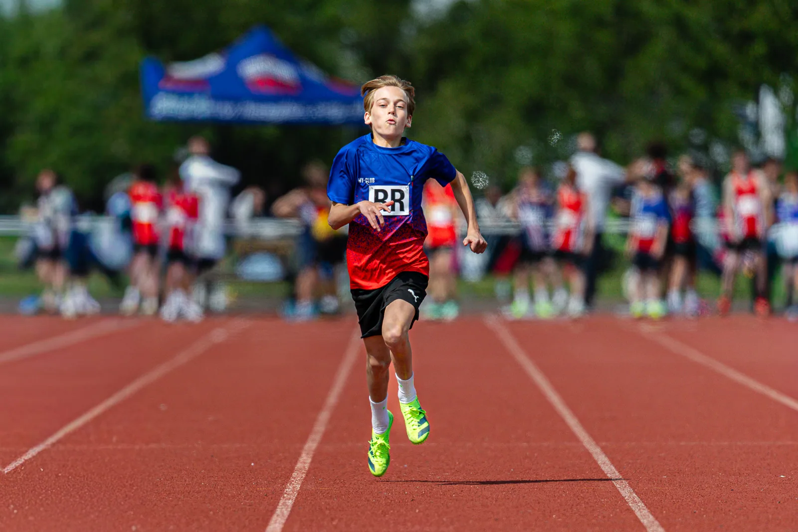 Brentwood Beagles athletes at the Eastern Young Athletes League (EYAL) - Match 1, Basildon, 26 April 2026