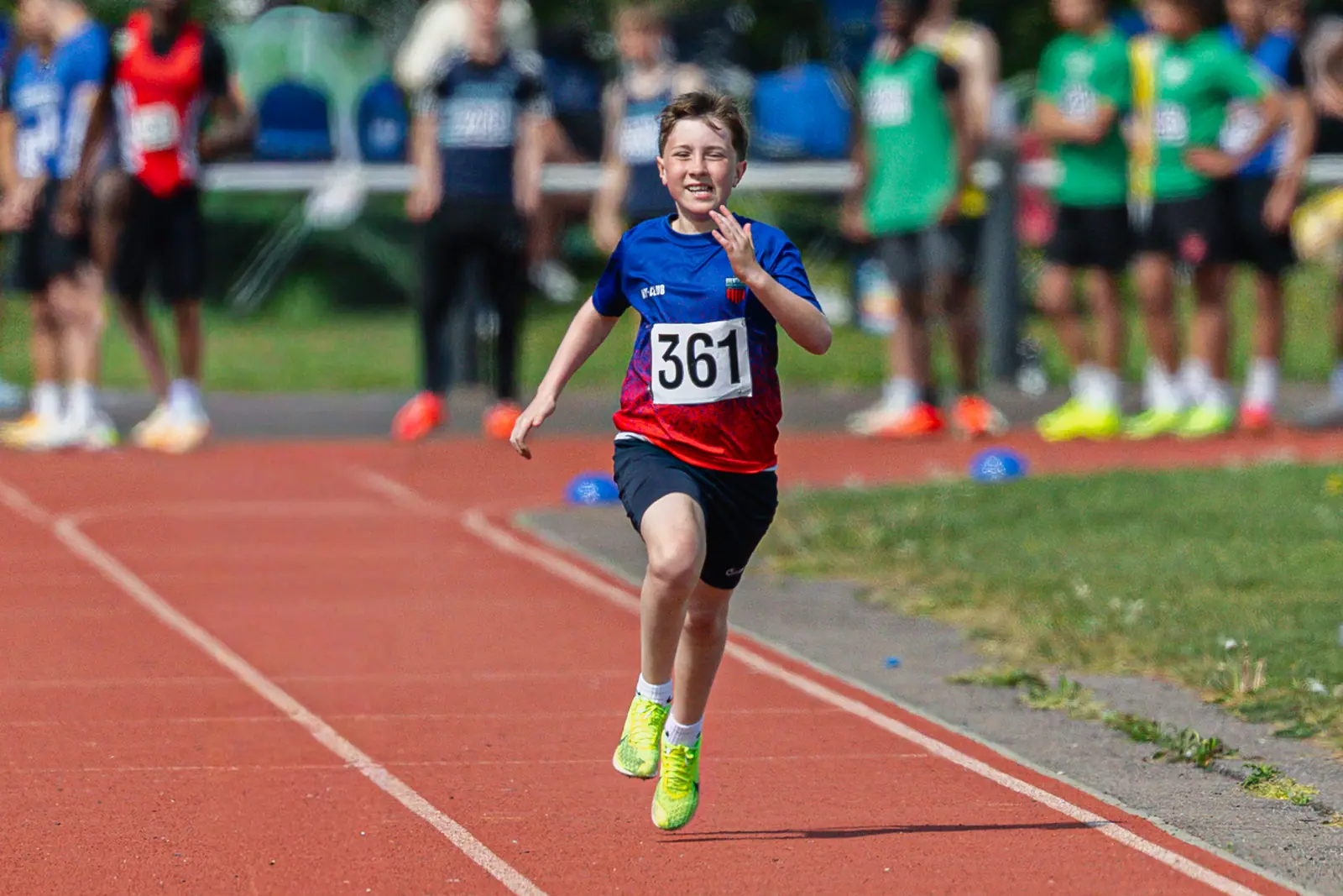 Brentwood Beagles athletes at the Eastern Young Athletes League (EYAL) - Match 1, Basildon, 26 April 2026