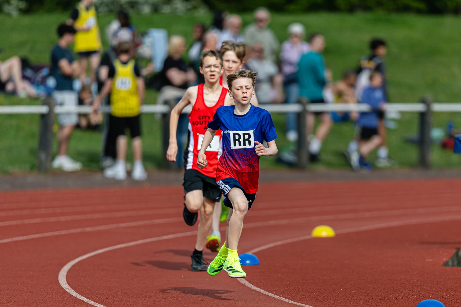 Brentwood Beagles athletes at the Eastern Young Athletes League (EYAL) - Match 1, Basildon, 26 April 2026