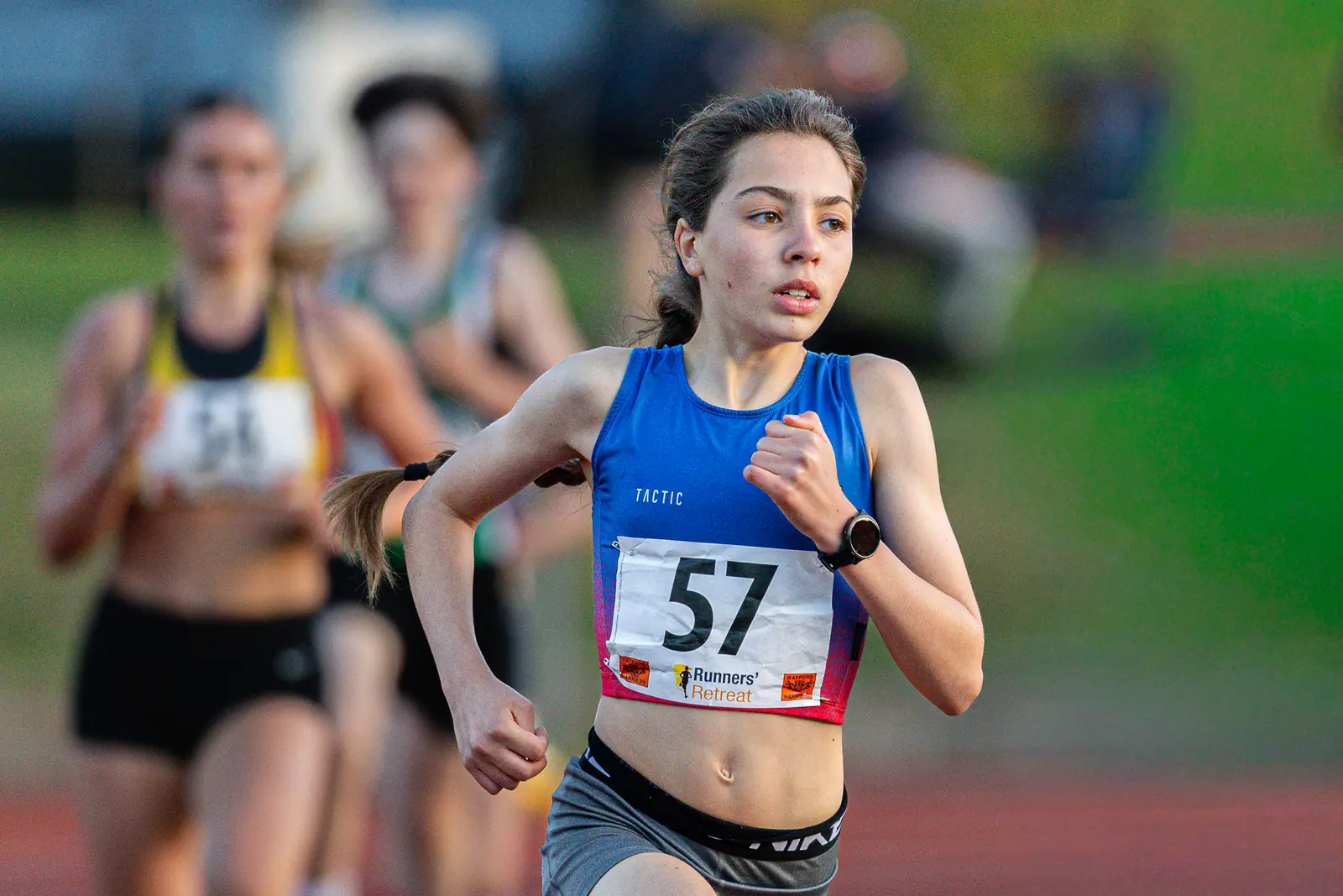 Brentwood Beagles athletes at the Watford Open Graded Meeting, Watford, 29 April 2026
