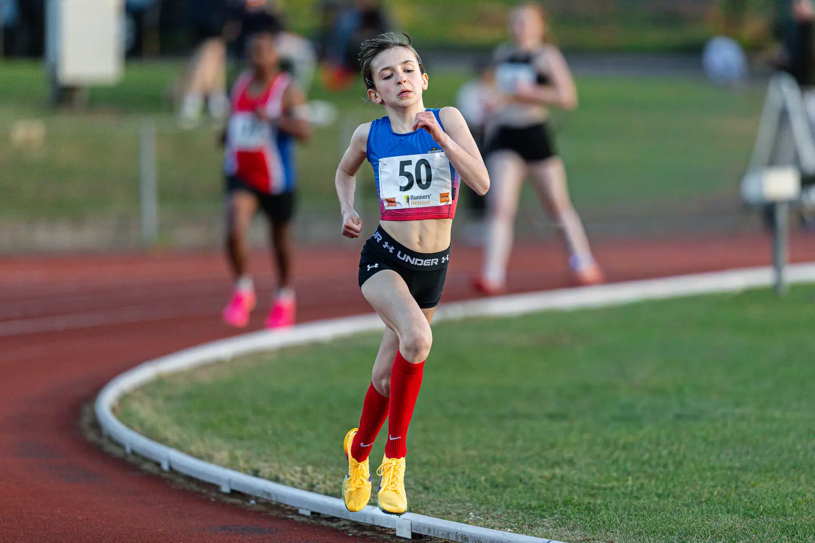 Brentwood Beagles athletes at the Watford Open Graded Meeting, Watford, 29 April 2026