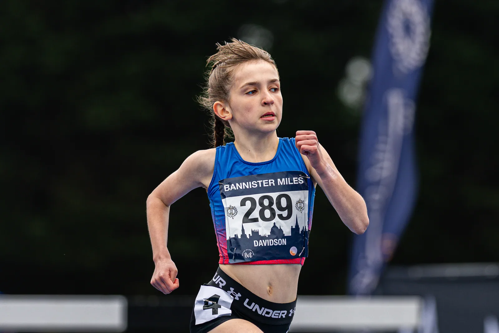 Brentwood Beagles athletes at the Bannister Mile, Oxford, 4 May 2026