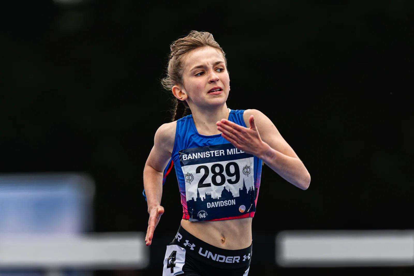 Brentwood Beagles athletes at the Bannister Mile, Oxford, 4 May 2026