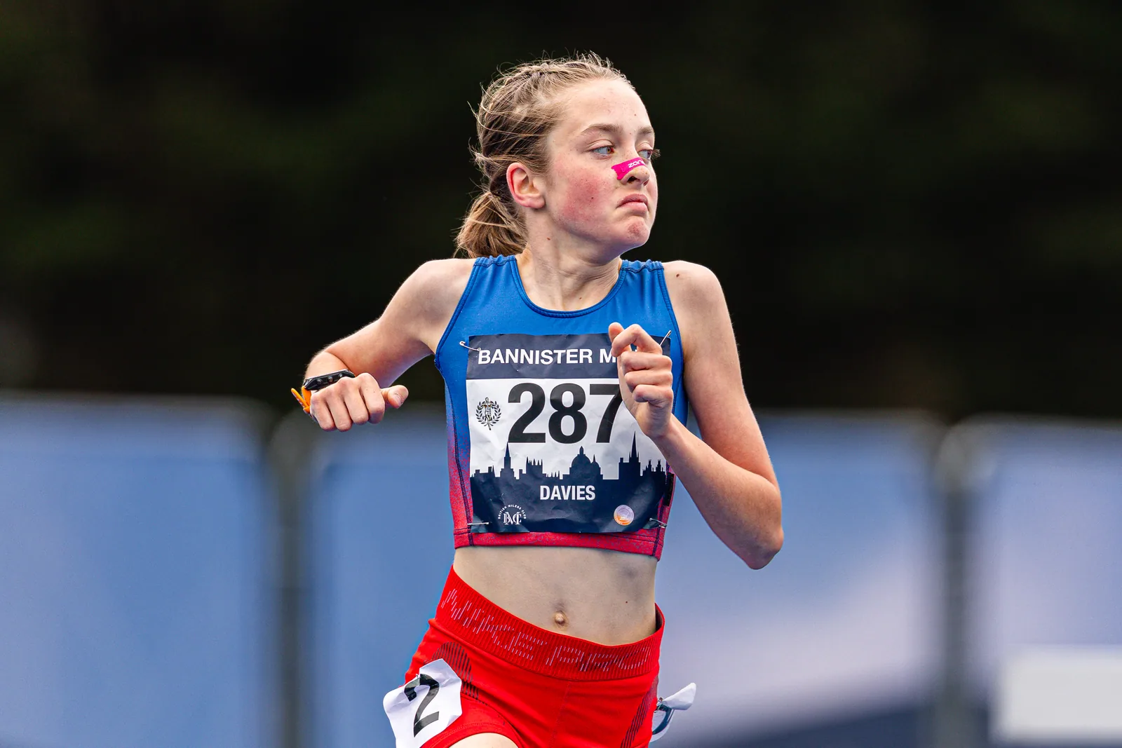 Brentwood Beagles athletes at the Bannister Mile, Oxford, 4 May 2026