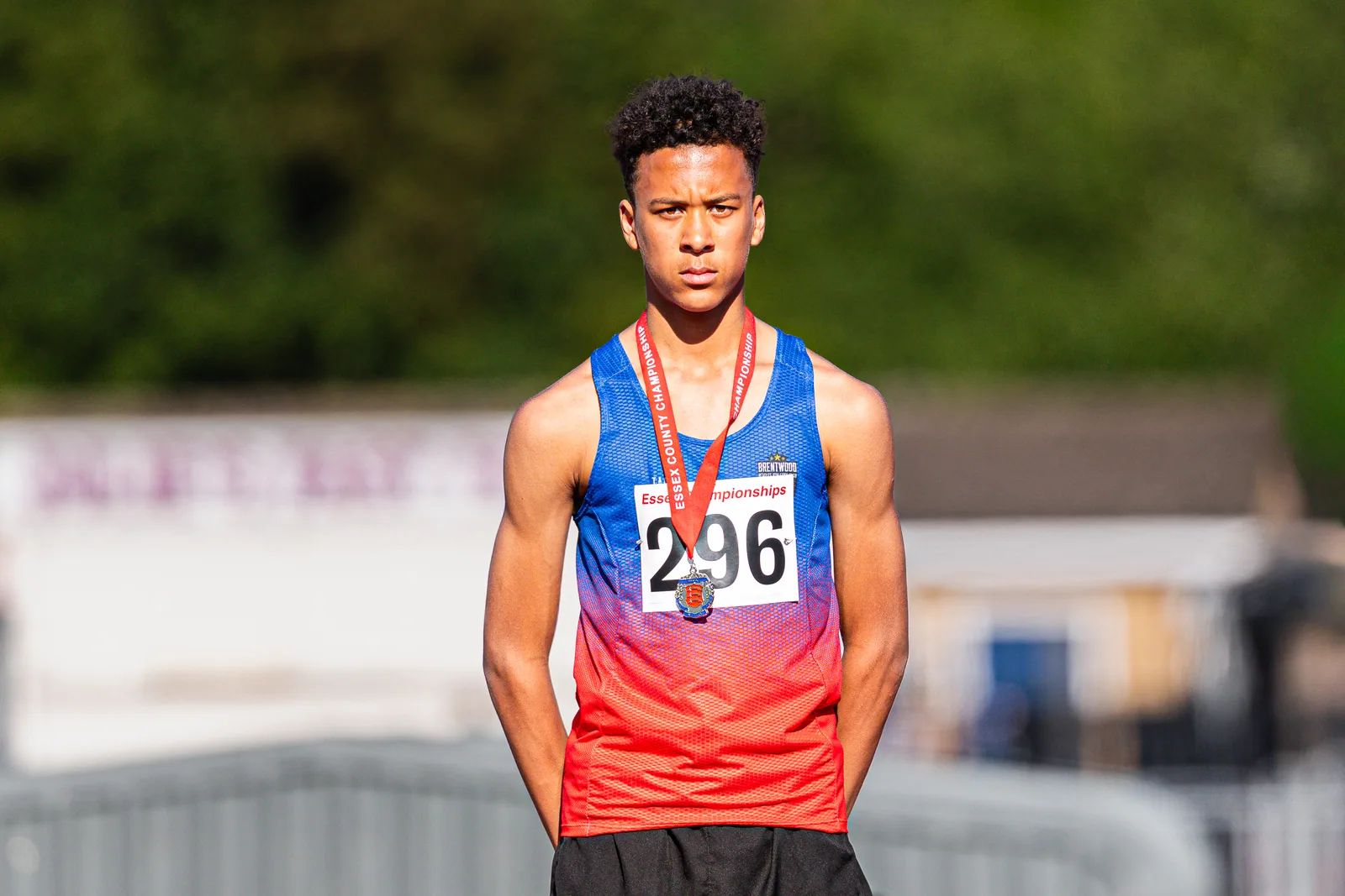 Brentwood Beagles athletes at the Essex County Championships, 9 May 2026