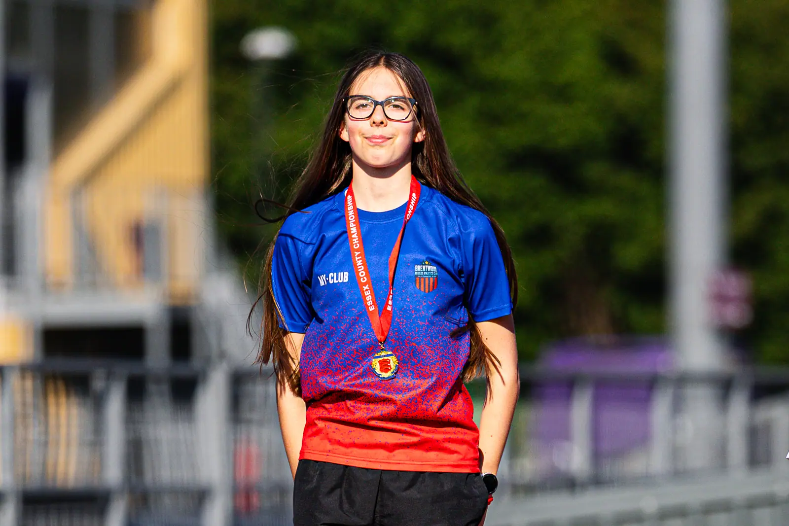 Brentwood Beagles athletes at the Essex County Championships, 9 May 2026