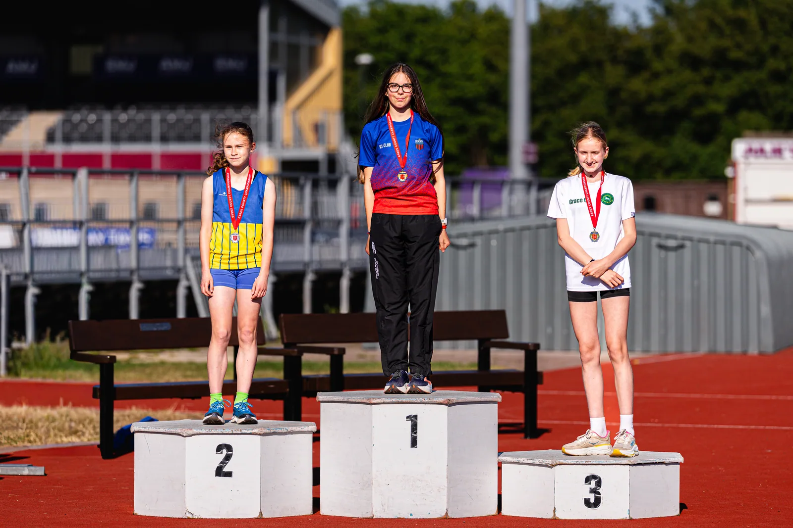 Brentwood Beagles athletes at the Essex County Championships, 9 May 2026