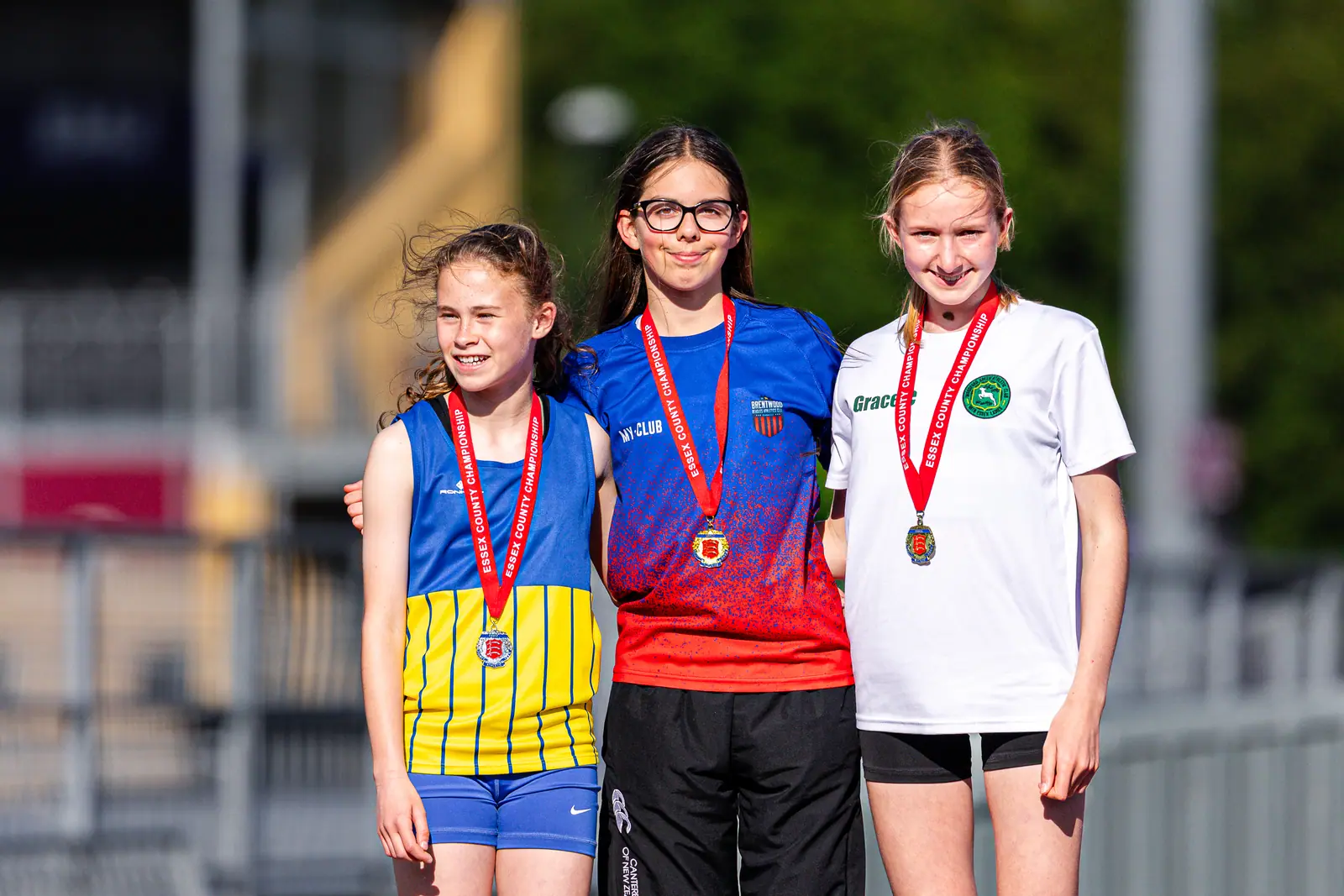Brentwood Beagles athletes at the Essex County Championships, 9 May 2026