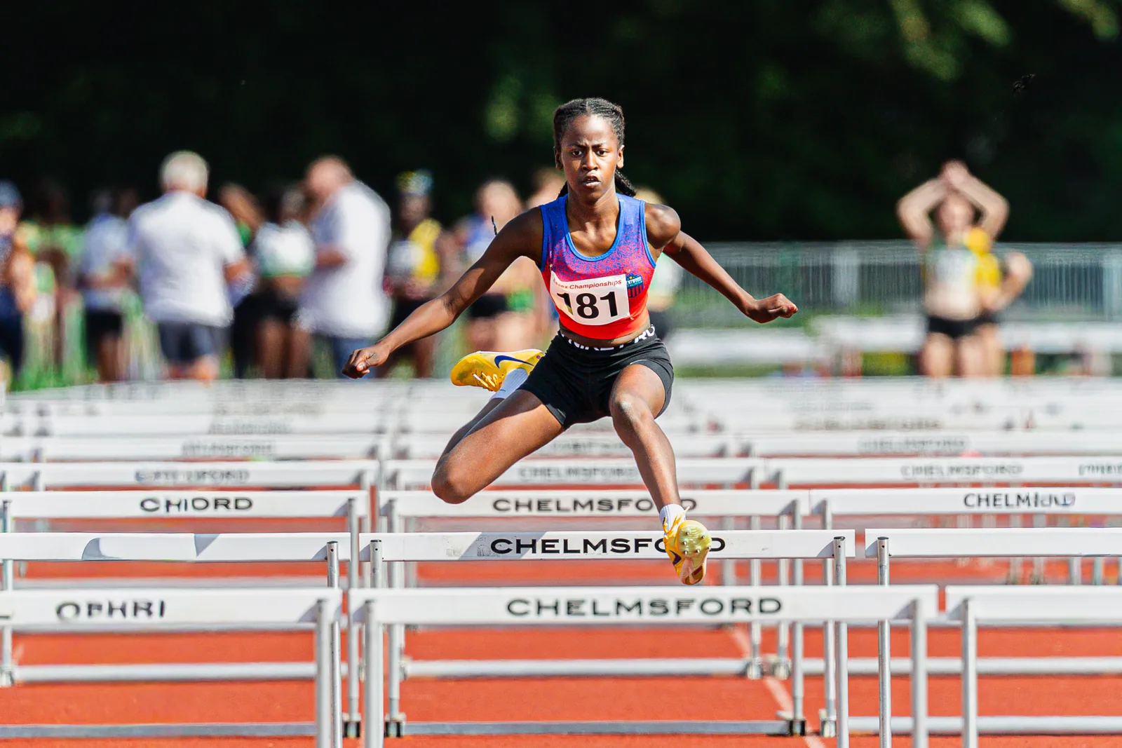 Brentwood Beagles athletes at the Essex County Championships, 9 May 2026