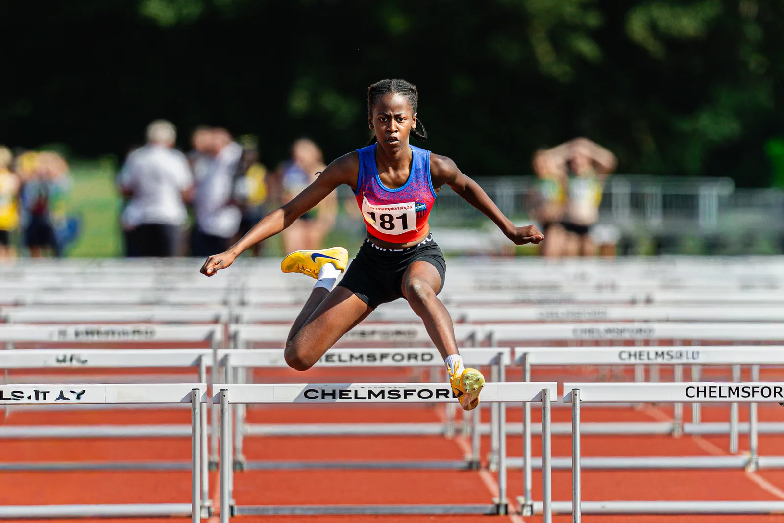 Brentwood Beagles athletes at the Essex County Championships, 9 May 2026