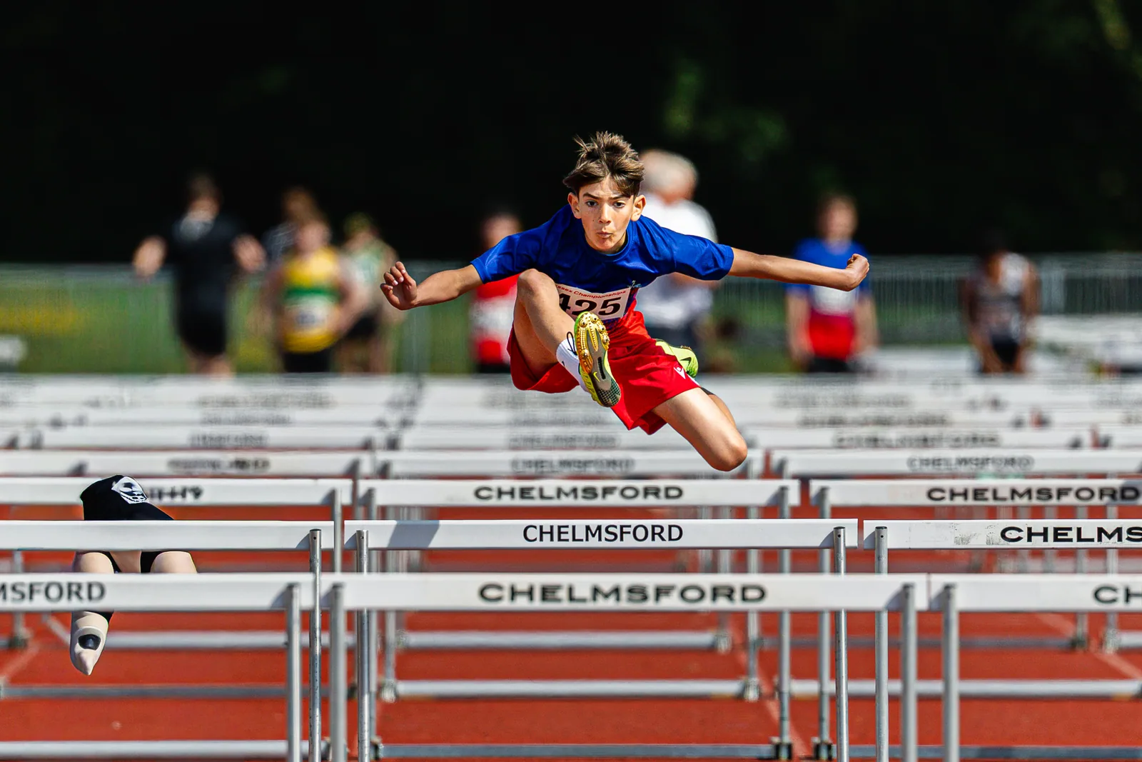 Brentwood Beagles athletes at the Essex County Championships, 9 May 2026