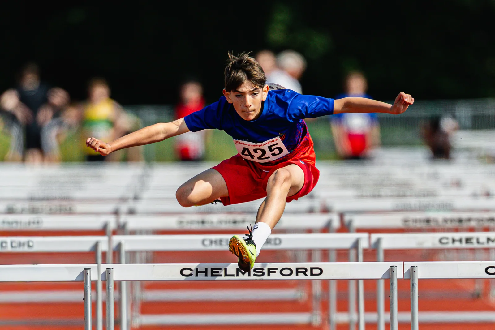 Brentwood Beagles athletes at the Essex County Championships, 9 May 2026