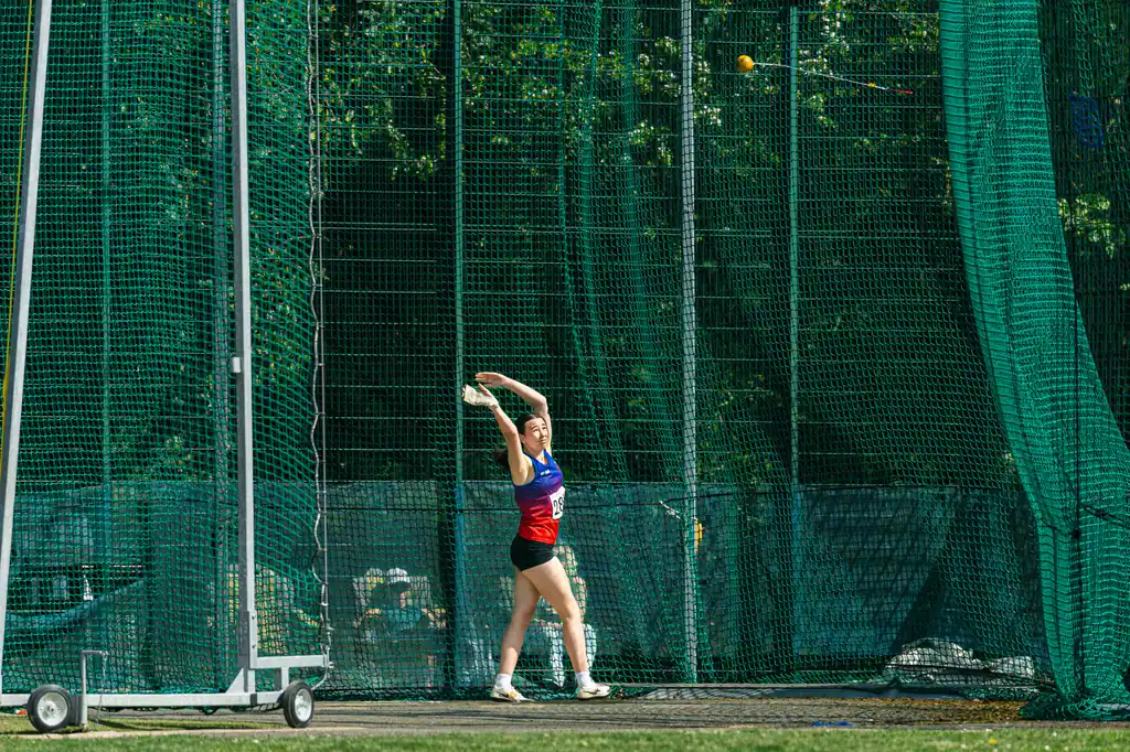 Brentwood Beagles athletes at the Essex County Championships, 9 May 2026