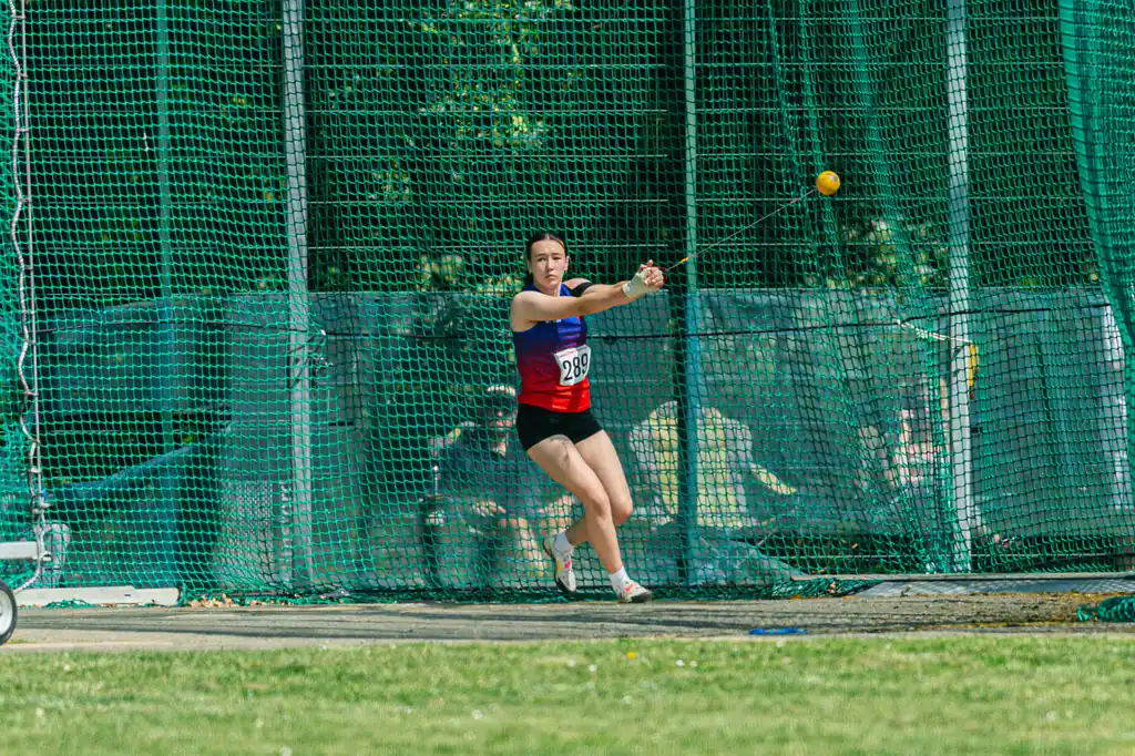Brentwood Beagles athletes at the Essex County Championships, 9 May 2026