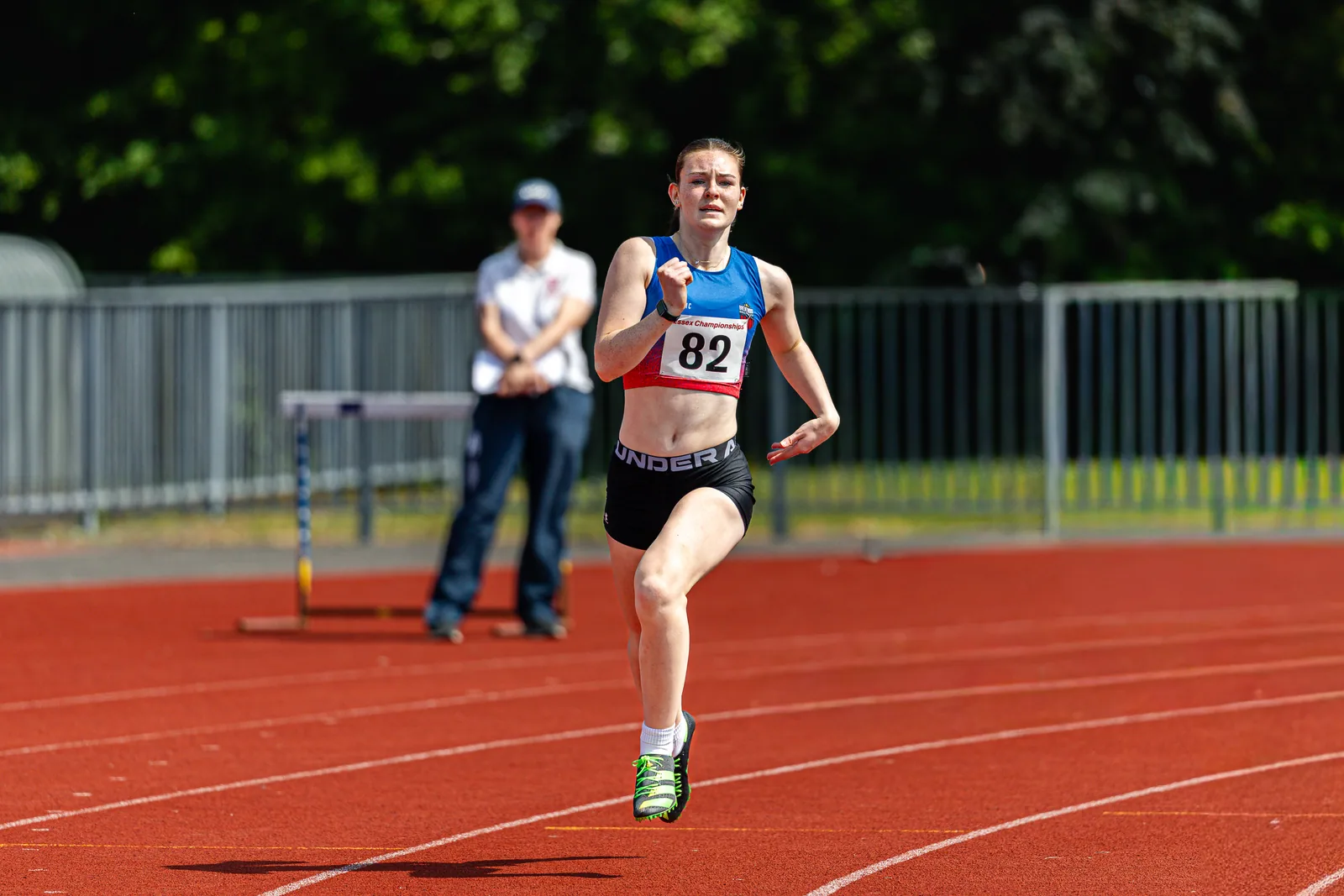 Brentwood Beagles athletes at the Essex County Championships, 9 May 2026