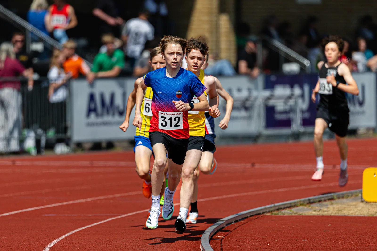 Brentwood Beagles athletes at the Essex County Championships, 9 May 2026