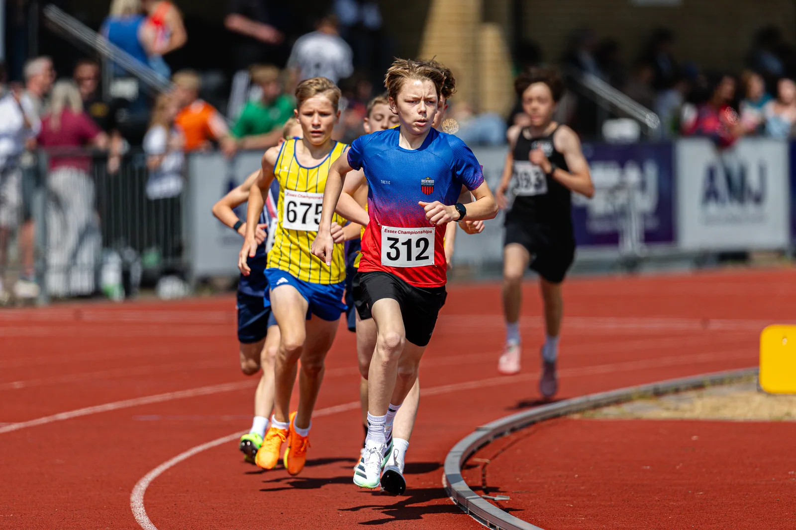 Brentwood Beagles athletes at the Essex County Championships, 9 May 2026