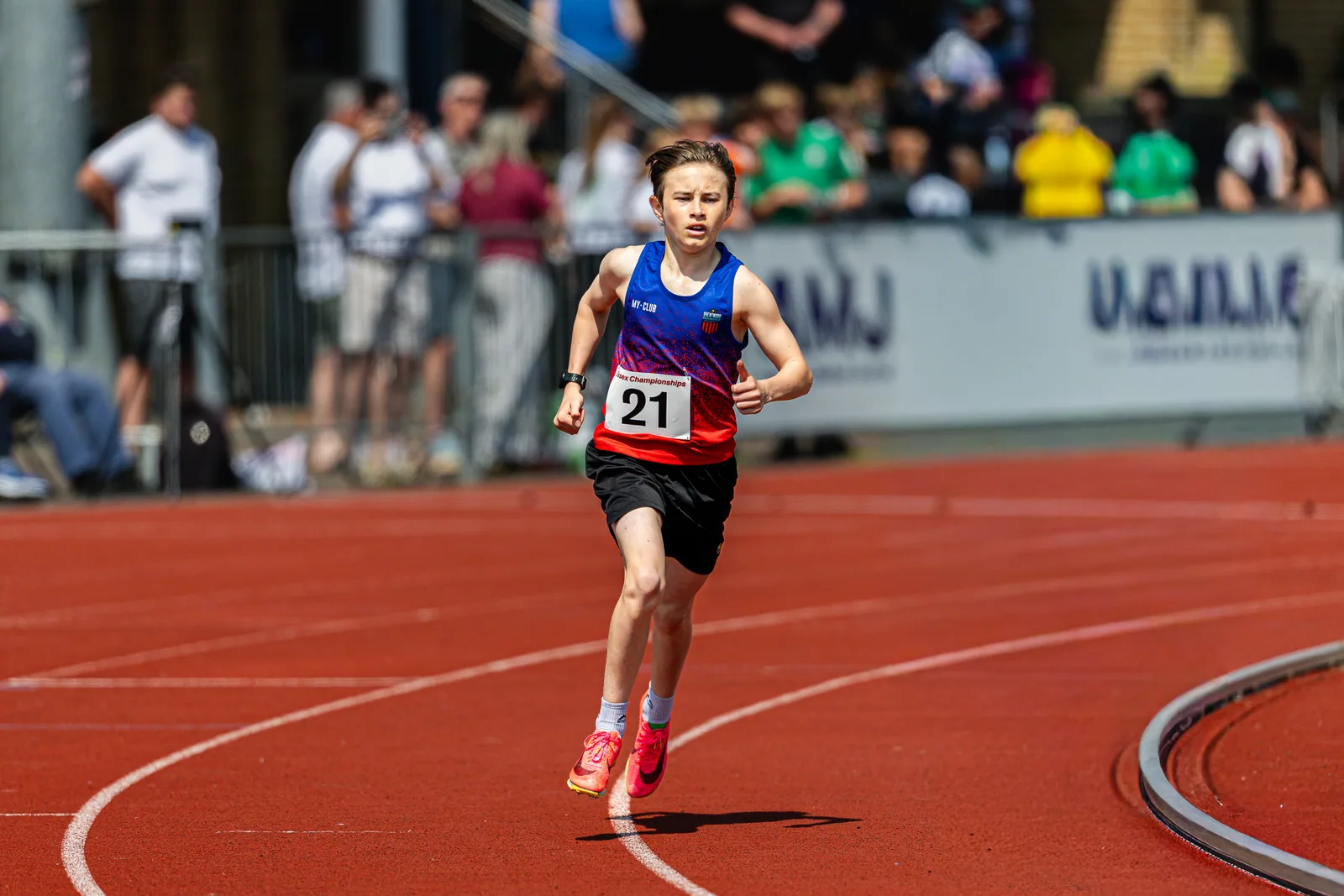 Brentwood Beagles athletes at the Essex County Championships, 9 May 2026