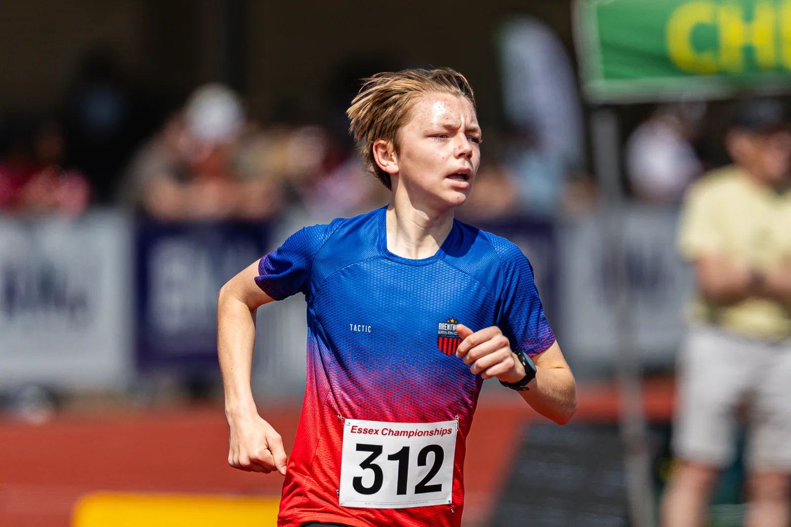 Brentwood Beagles athletes at the Essex County Championships, 9 May 2026