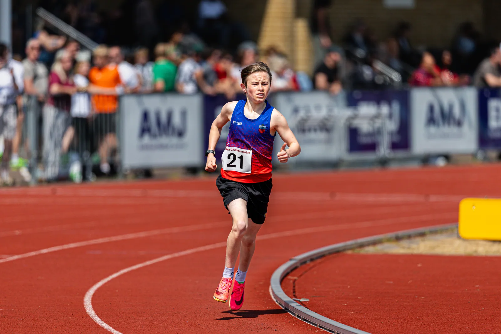 Brentwood Beagles athletes at the Essex County Championships, 9 May 2026