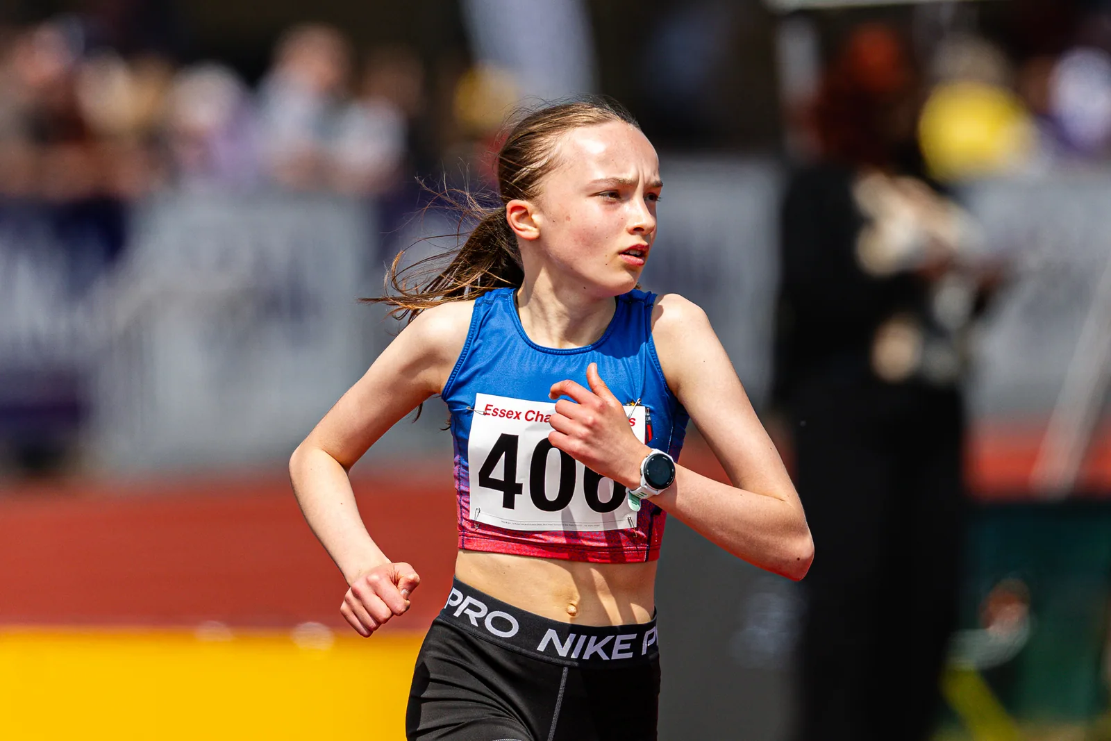 Brentwood Beagles athletes at the Essex County Championships, 9 May 2026