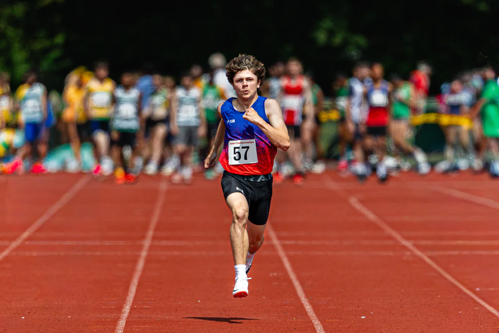 Brentwood Beagles athletes at the Essex County Championships, 9 May 2026